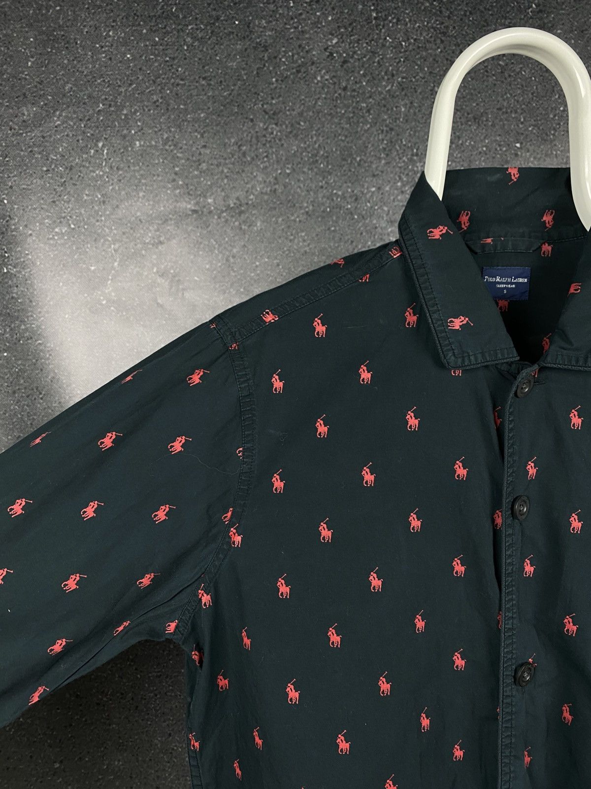 Polo Ralph Lauren Vintage Polo Ralph Lauren Monogrammed Shirt Long Sleeve Size US S / EU 44-46 / 1 - 4 Thumbnail