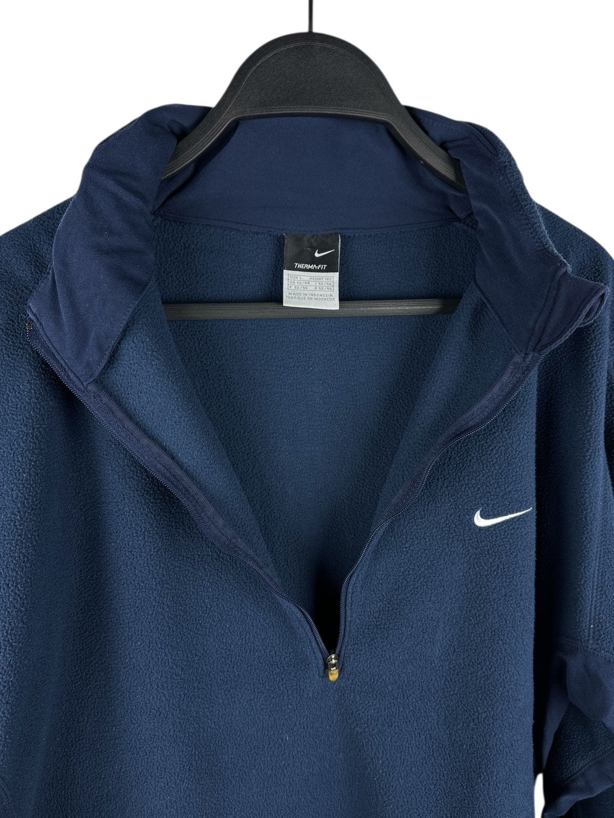 Nike Vintage Y2K Nike Therma Fit Fleece Pullover 1/2 Zip Size US L / EU 52-54 / 3 - 9 Thumbnail