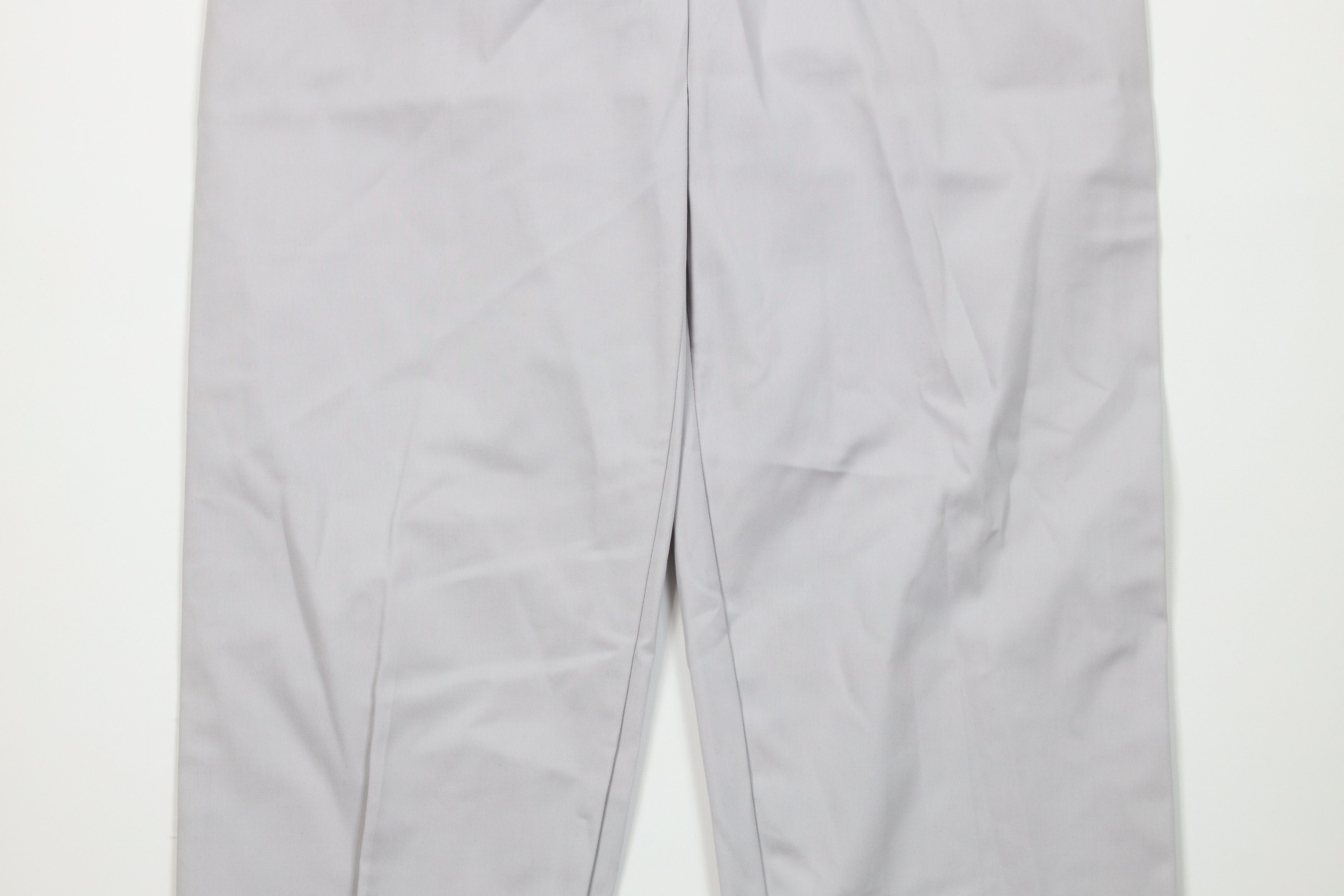 Vintage Vintage 80s 90s Mid Mod Hollywood Regency Pleated Pants Gray Size 38" / US 16 / IT 52 - 3 Thumbnail