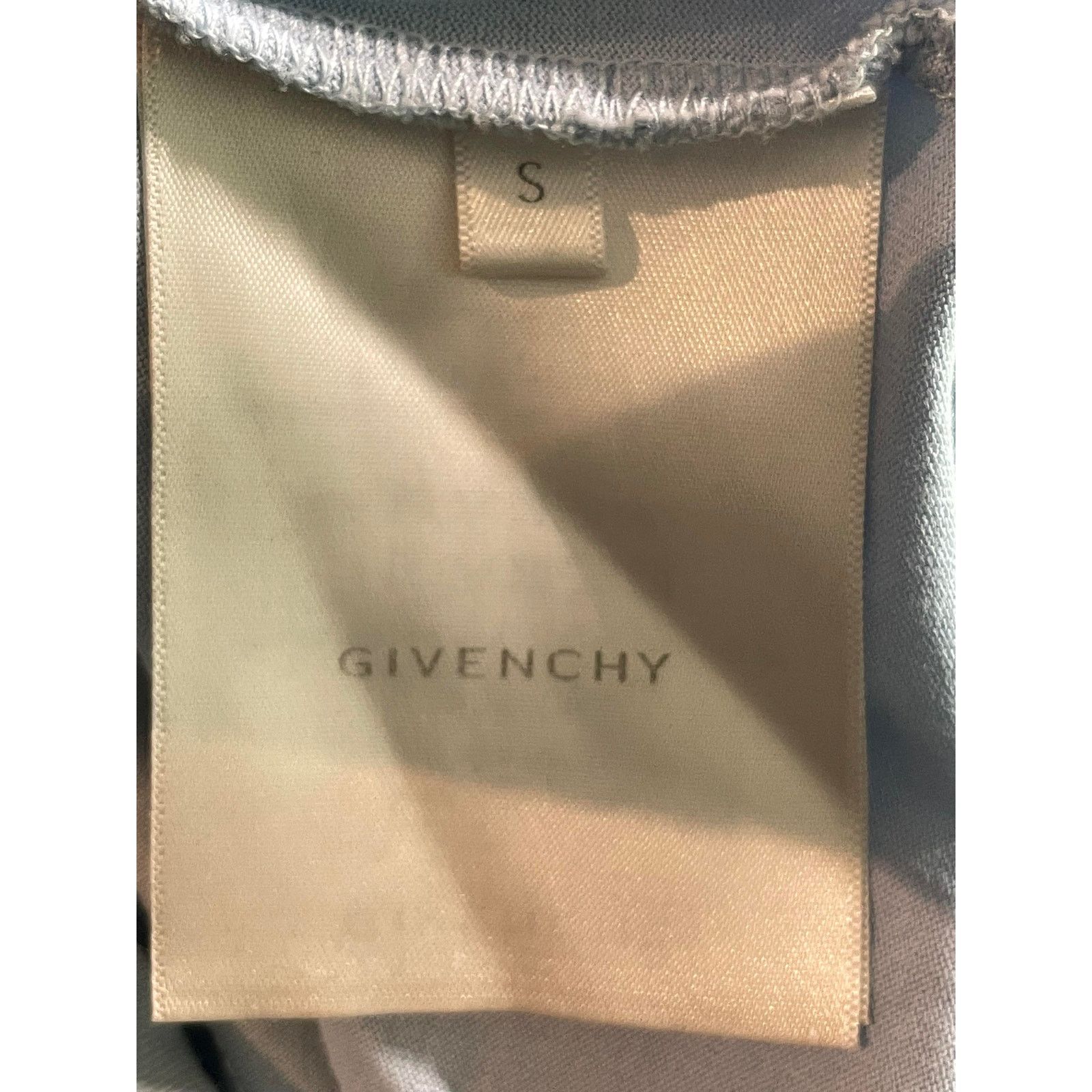 Givenchy Givenchy Script Logo Baby Blue Tee Size US S / EU 44-46 / 1 - 7 Thumbnail
