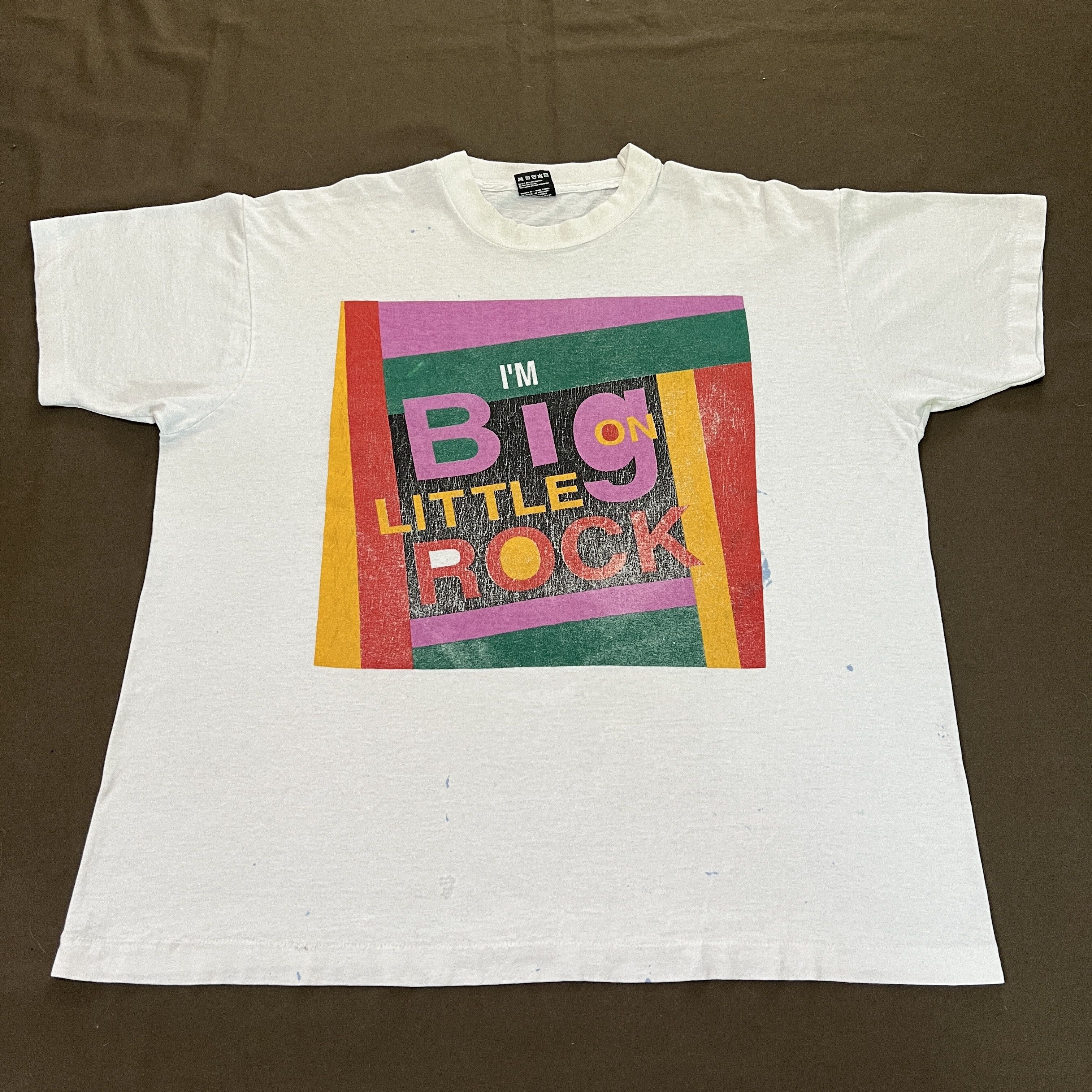 Band Tees × Vintage Vintage 90s Big on Little Rock Promo Tee XL Size US XL / EU 56 / 4 - 1 Thumbnail