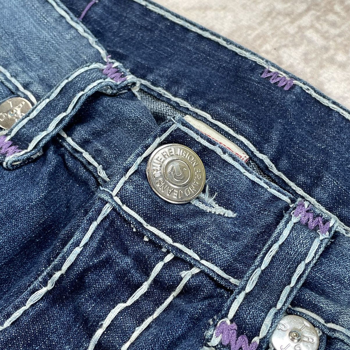 Japanese Brand × True Religion True Religion Baggy Y2K Distressed Chief Keef Wide Jeans Size US 36 / EU 52 - 10 Thumbnail