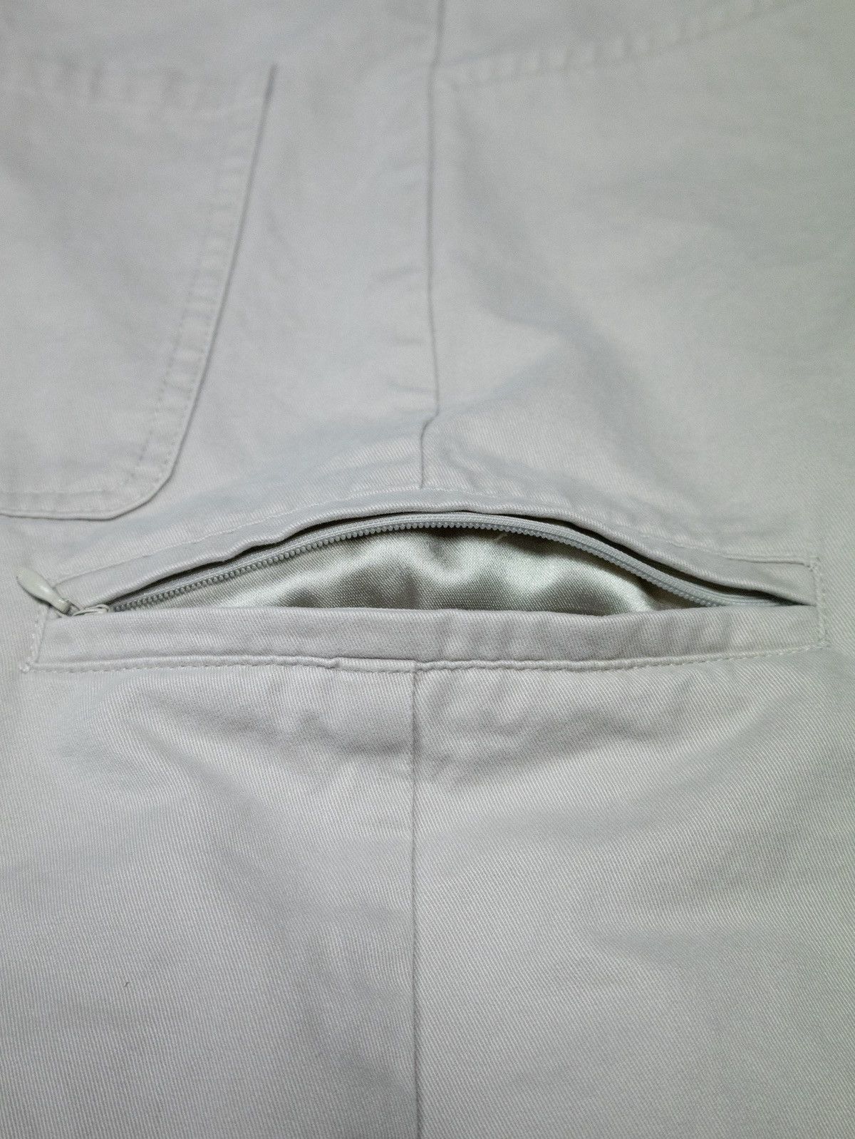 Other Beige Adjustable Soft Cotton Twill Shorts Size US 32 / EU 48 - 6 Thumbnail