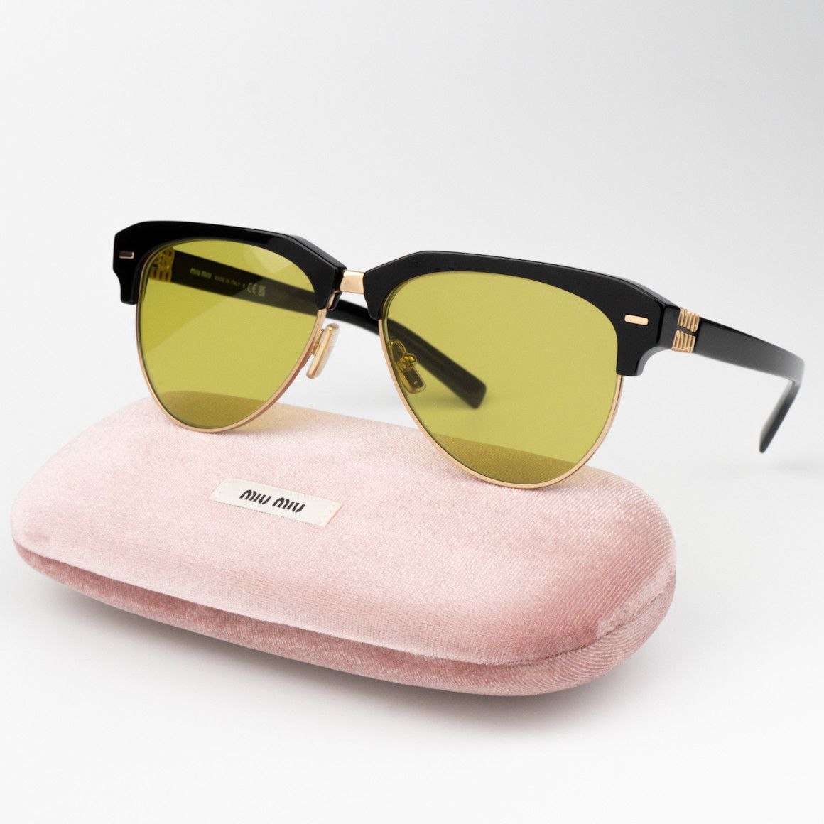 Miu Miu NEW Miu Miu MU09ZS 1AB07O RUNWAY Unisex Sunglasses Size ONE SIZE - 1 Thumbnail