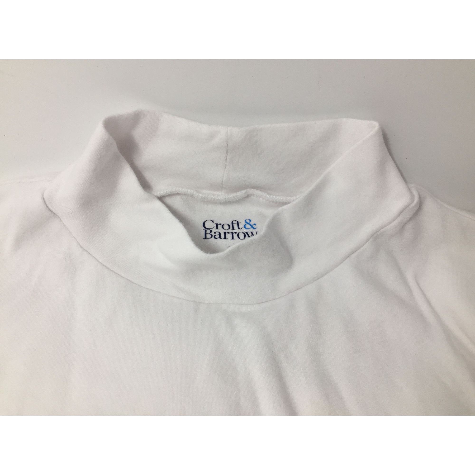 Croft & Barrow Croft & Barrow Size 2X White Cotton Long Sleeved Turtleneck Size XXL / US 16-18 / IT 52-54 - 3 Thumbnail