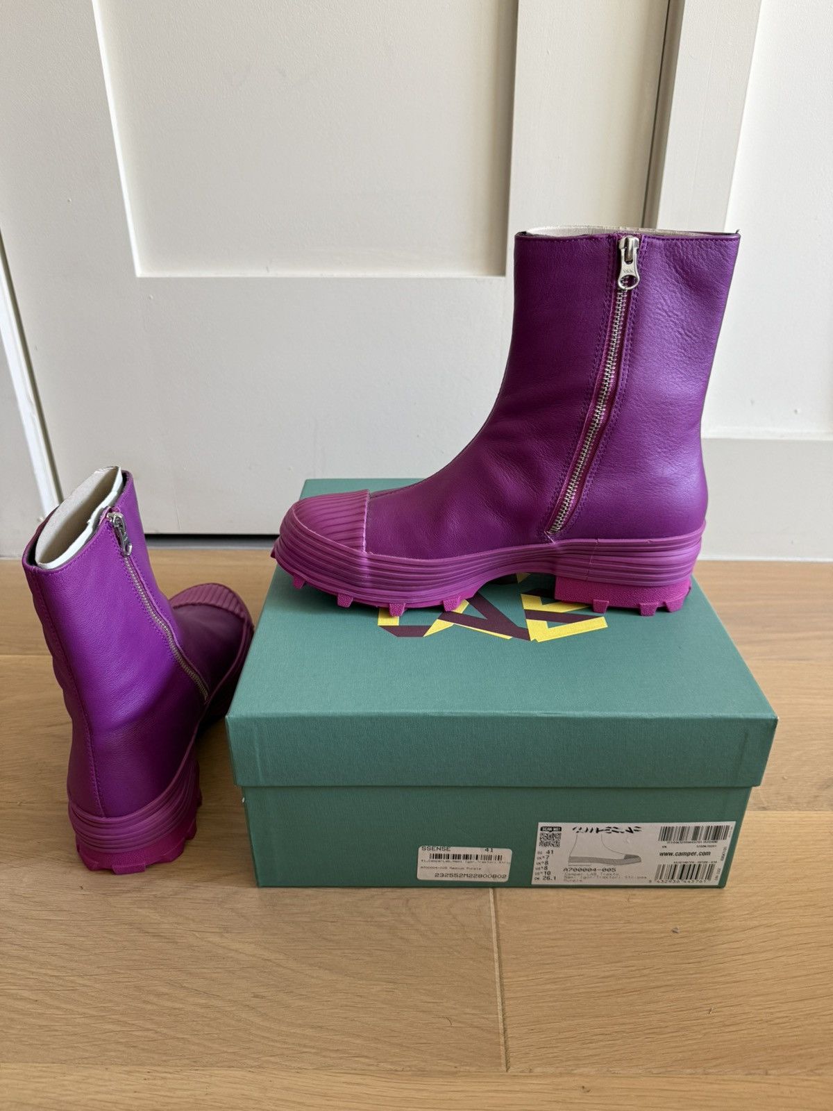 CamperLab Purple Traktori Boots Size US 8 / EU 41 - 4 Thumbnail