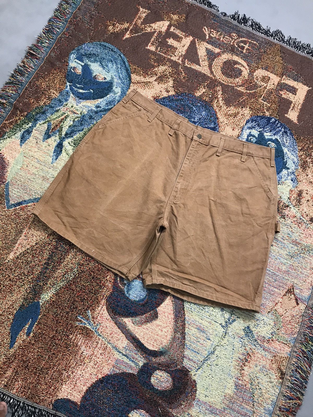 Carhartt Vintage Carhartt B25 BRN carpenter short Size US 42 / EU 58 - 3 Thumbnail