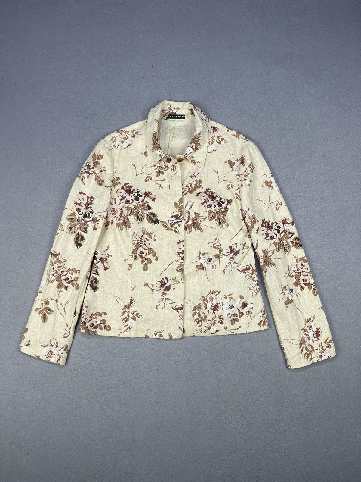 Laura Ashley LAURA ASHLEY FLORAL CROP TOP BLOUSE Size M / US 6-8 / IT 42-44 - 5 Thumbnail