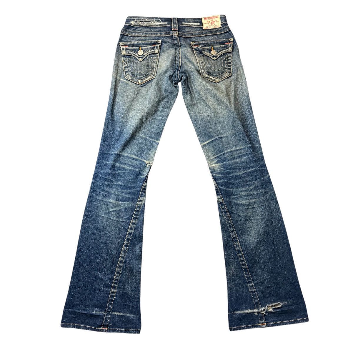 Hysteric Glamour 🔥🇺🇸 Vintage Crazy Flared True Religion Denim Size US 28 / EU 44 - 2 Thumbnail