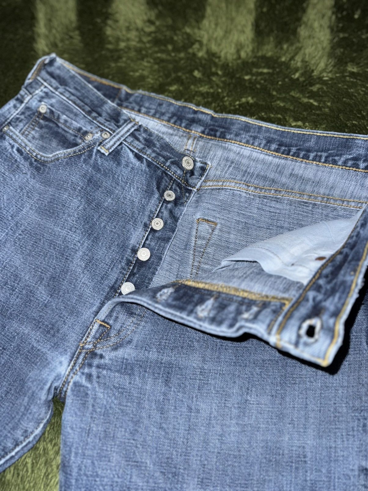 Levi's [W36/L34] Levi’s 501 Vintage Wash Cut-Off Button Fly Denim Size US 36 / EU 52 - 3 Thumbnail