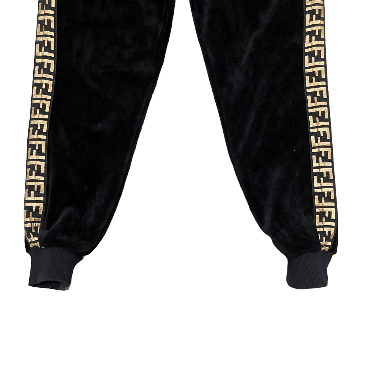 Japanese Brand Vintage Japanese Brand FF Logo Sipe Tape Velvet Sweatpants Size US 32 / EU 48 - 3 Thumbnail