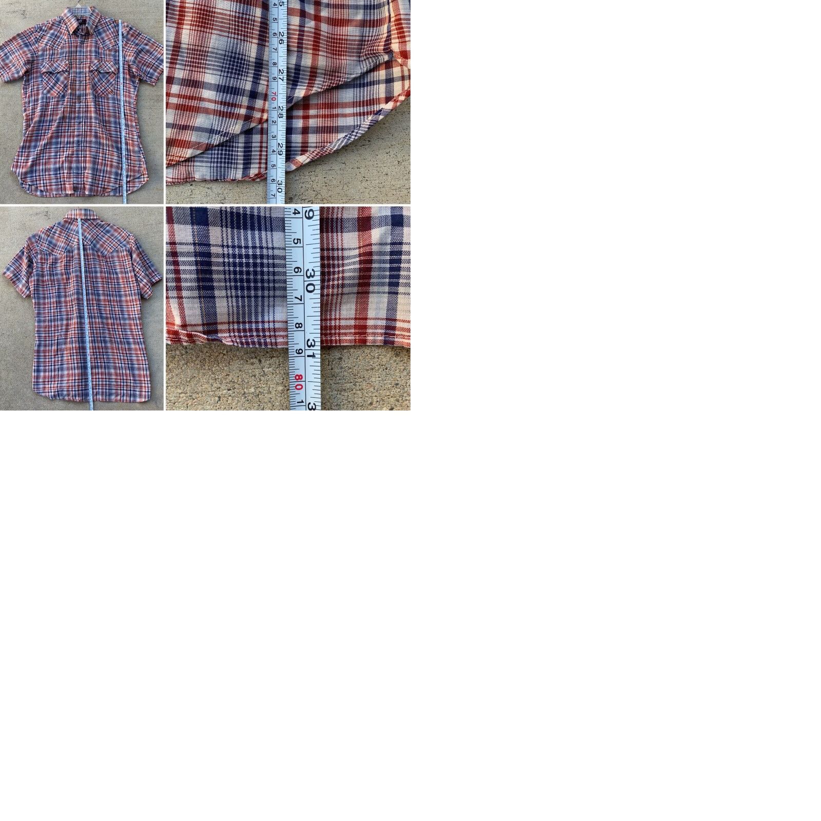 Vintage VINTAGE Levi’s Plaid Shirt Western (faux Pearl Snap) Thin Worn Sz L 67648-5301 Size US S / EU 44-46 / 1 - 9 Thumbnail