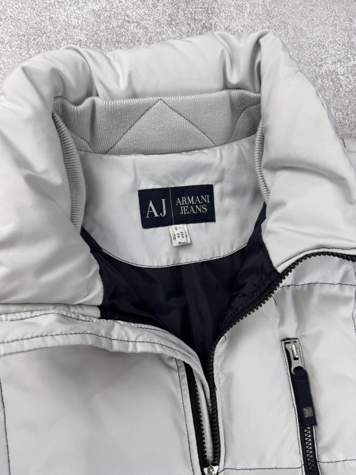 Armani Vintage Armani Jeans AJ Down Puffer Jacket Men’s Size US L / EU 52-54 / 3 - 11 Thumbnail