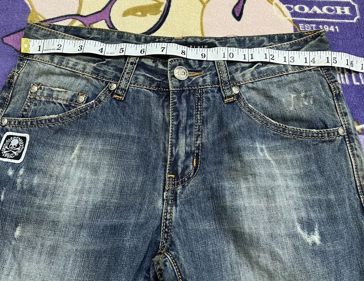 Philipp Plein ROEN x PHILIPP PLEIN Distressed Denim x Skulls Size US 30 / EU 46 - 15 Thumbnail