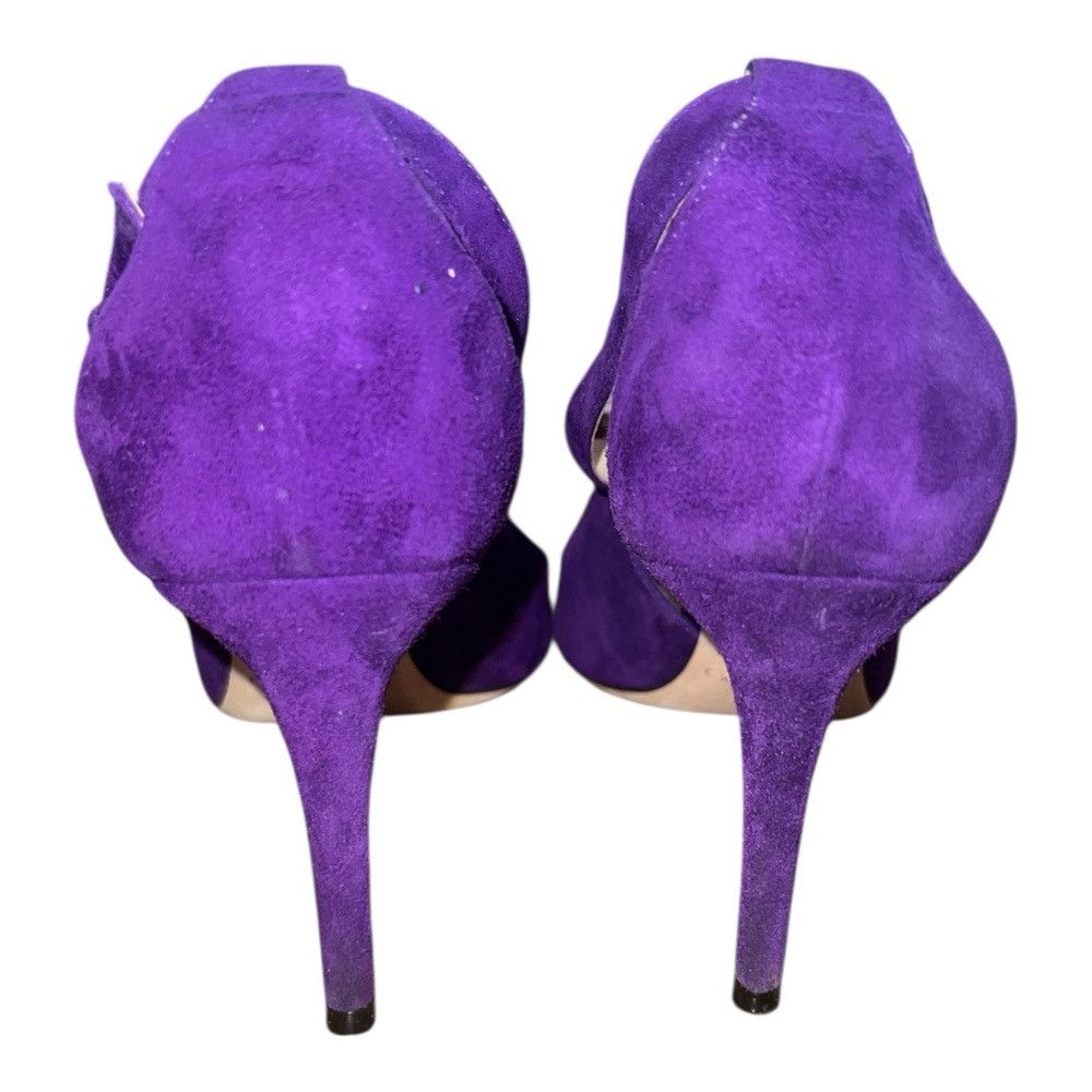 Jimmy Choo Jimmy Choo Emily 85 Iris Purple Suede Heels Size 38.5 Size US 8.5 / IT 38.5 - 7 Thumbnail