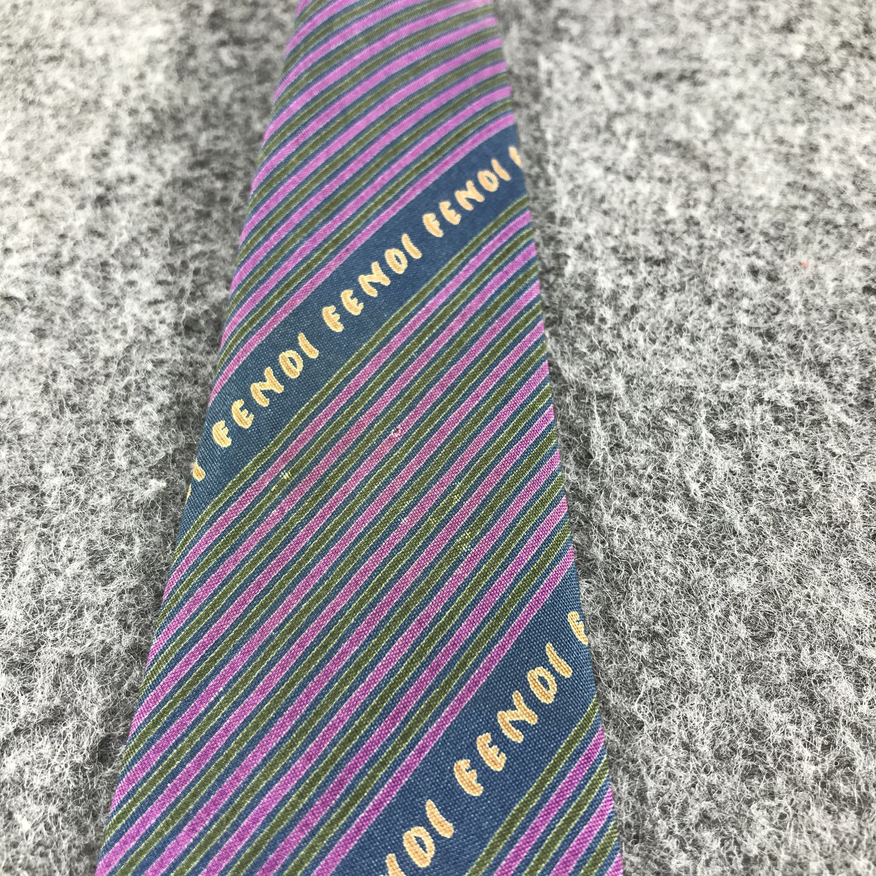 Fendi Vintage Fendi Roma Silk Neck Ties T36 Size ONE SIZE - 6 Thumbnail