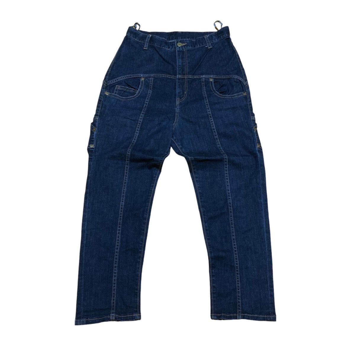 Issey Miyake Vintage Mercibeaucoup Issey Miyake Denim Pants Size US 30 / EU 46 - 2 Thumbnail