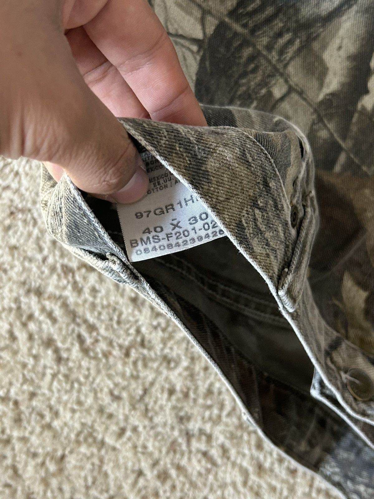 Realtree × Vintage × Wrangler Crazy Vintage Wrangler Double Knee Realtree Pants Size US 40 / EU 56 - 5 Thumbnail