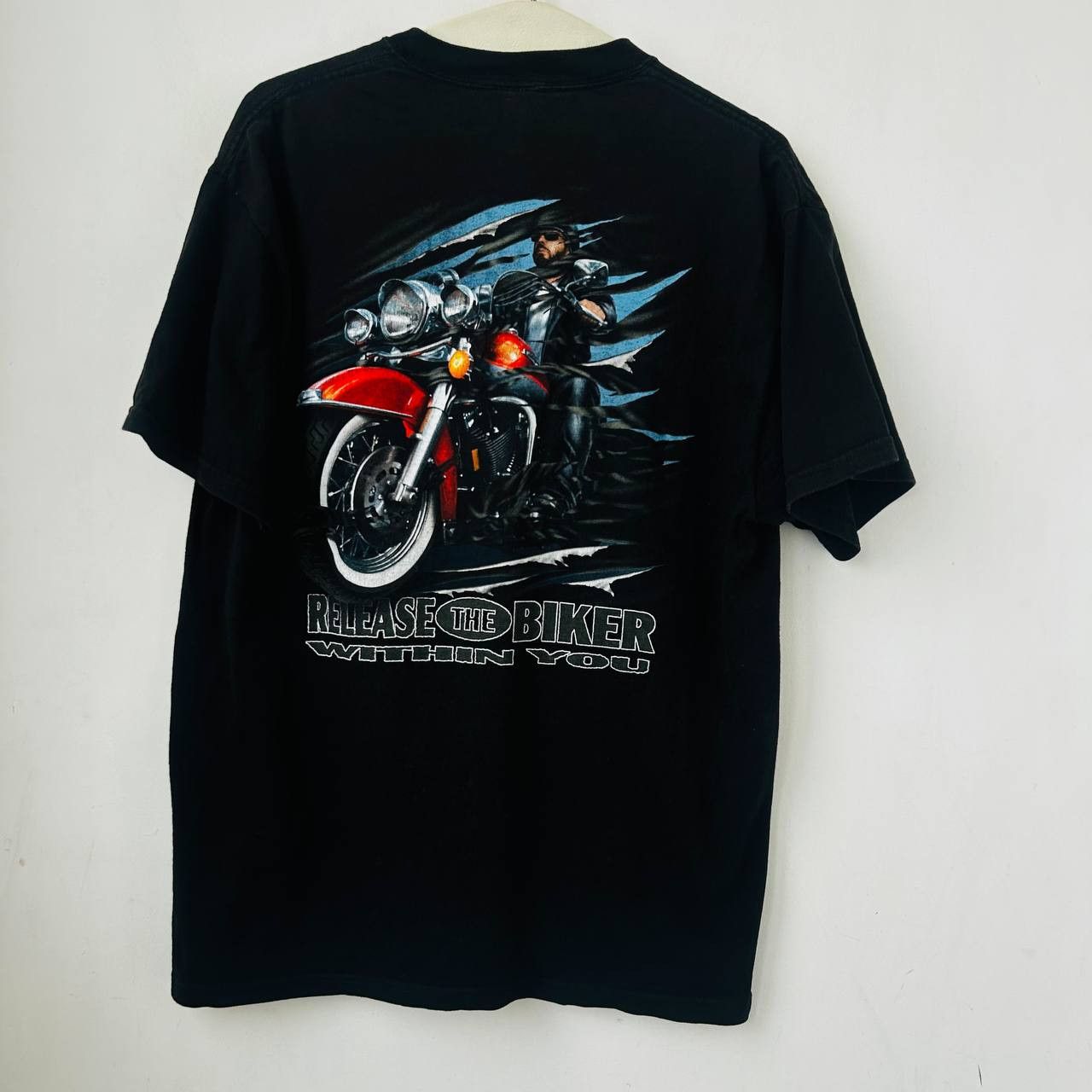 Delta Delta biker VTG T-Shirt #1183 Size US L / EU 52-54 / 3 - 1 Thumbnail