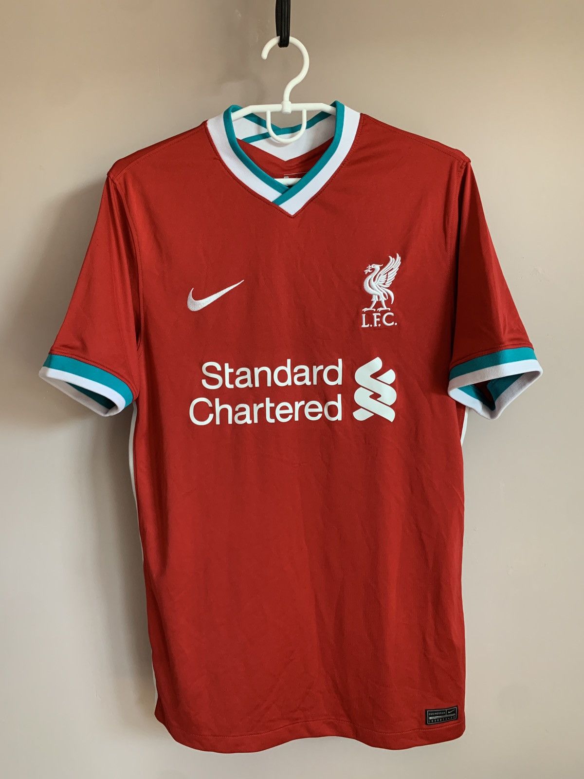 Nike Liverpool 2021 Home Football Shirt Nike Soccer Jersey Size M Size US M / EU 48-50 / 2 - 1 Thumbnail