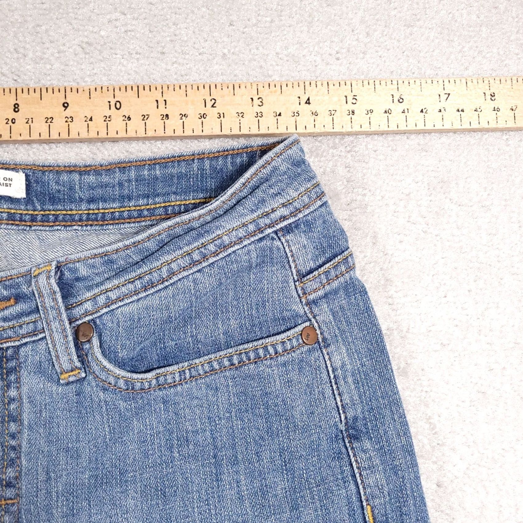 Lee Lee Capri Jeans Women's 4 Medium Denim Low Rise Stretch Crop Size 27" / US 4 / IT 40 - 6 Thumbnail