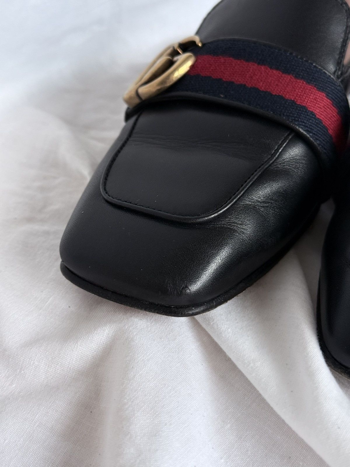 Designer × Gucci Gucci Peyton GG Web Mules Size US 5 / IT 35 - 5 Thumbnail