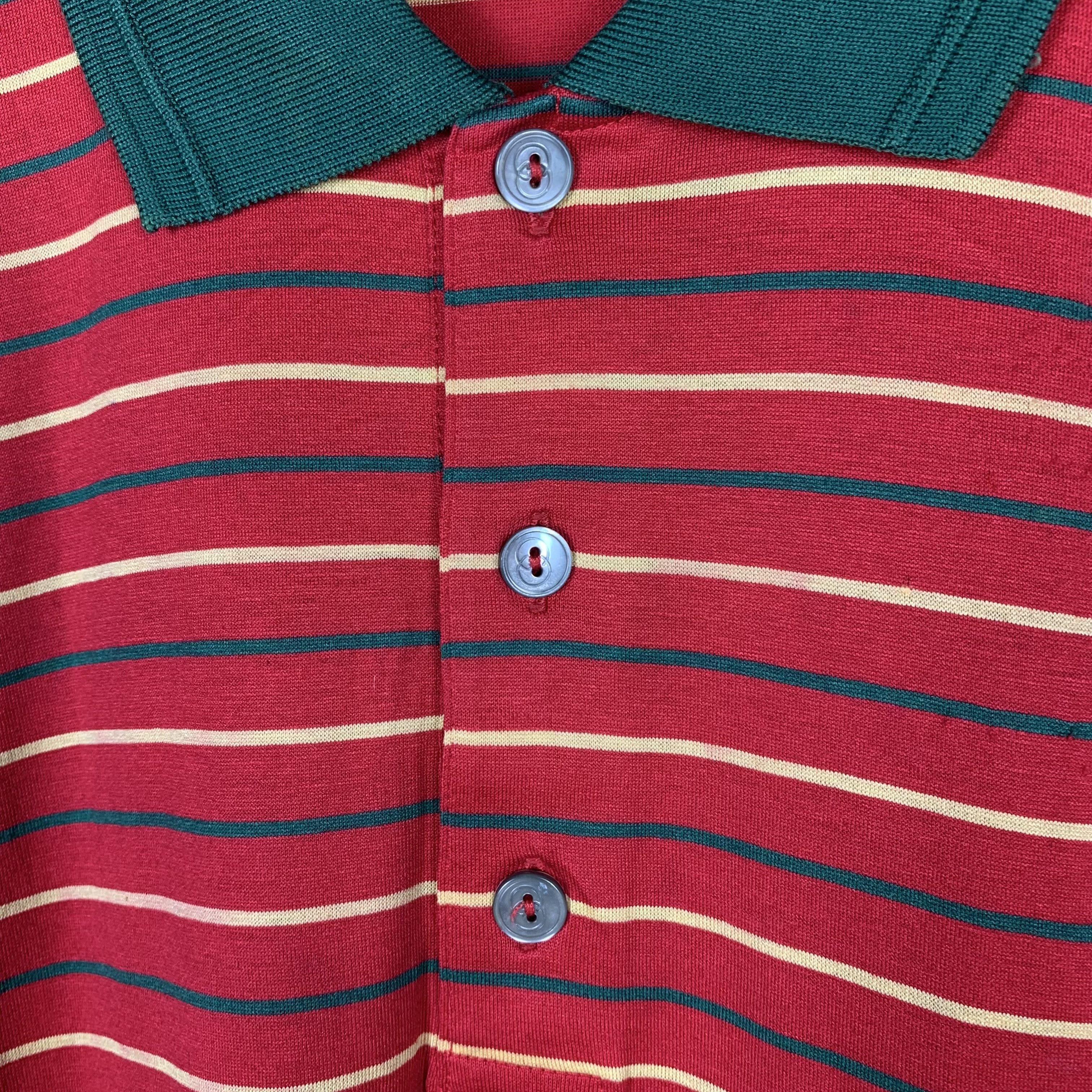 Gucci Vintage 90s Gucci Polo Shirt Size US XL / EU 56 / 4 - 5 Thumbnail