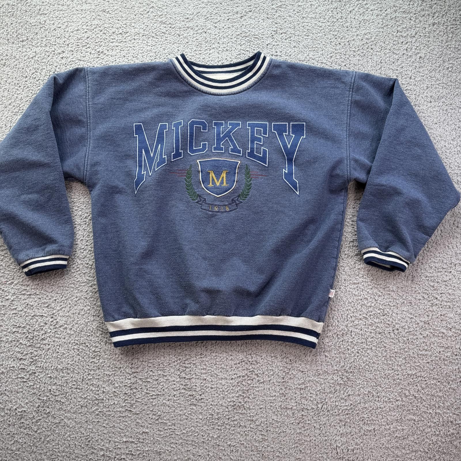 Disney Vintage 90s Mickey Mouse Disney Store USA Made Sweatshirt Size US L / EU 52-54 / 3 - 1 Thumbnail