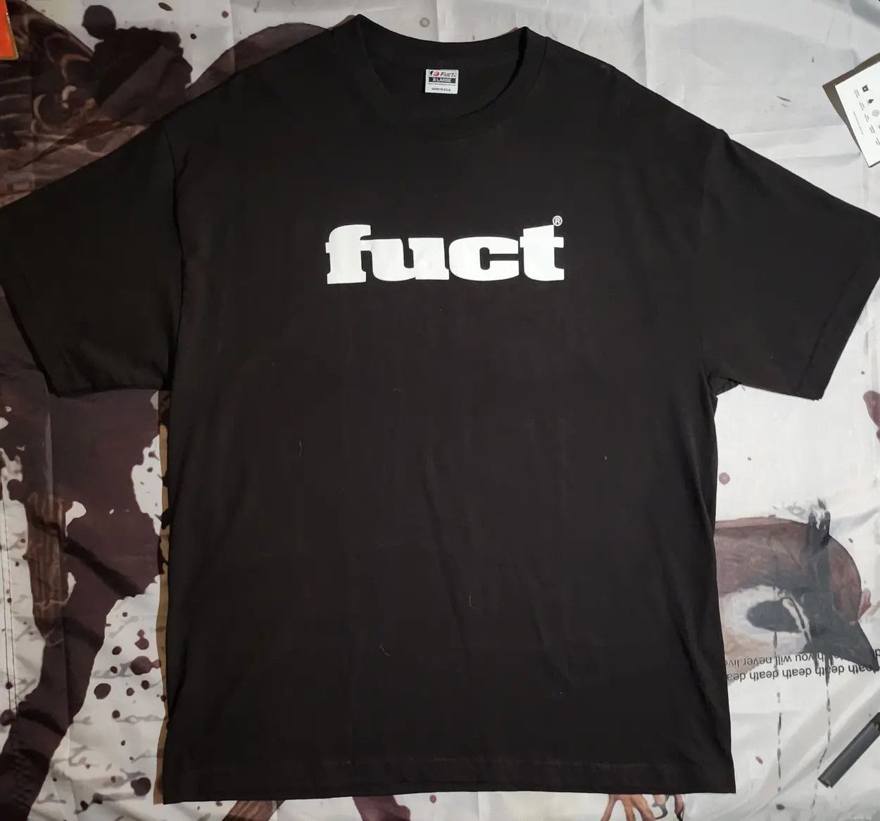 FUCT OG Logo Tee Size US XL / EU 56 / 4 - 2 Thumbnail
