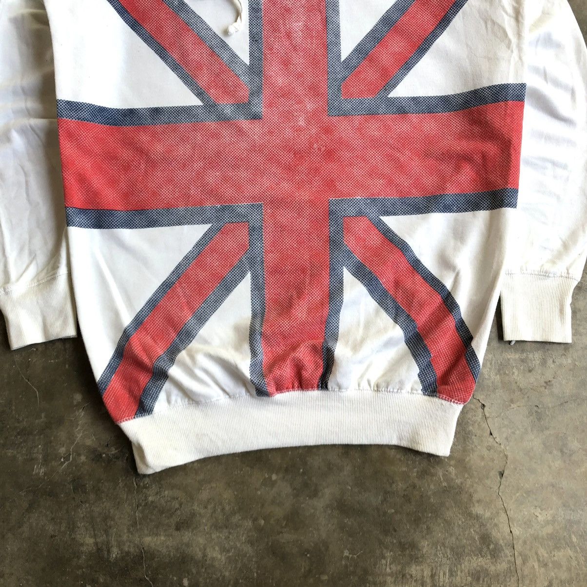 20471120 2000s Anap Punk Union Jack Big Flag Hoodie White Lgb Size US L / EU 52-54 / 3 - 5 Thumbnail