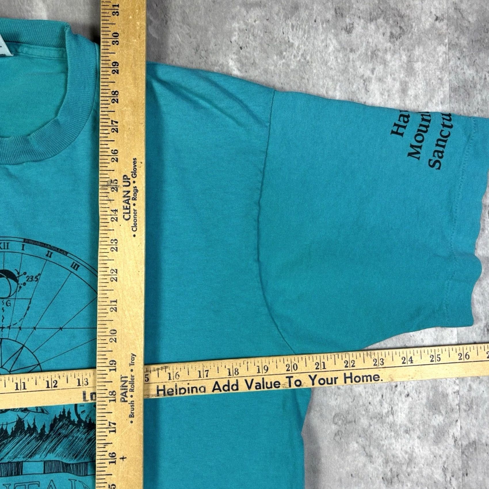 Fruit Of The Loom VINTAGE 90s Mountain Solstice Nature Art T Shirt Mens XL Blue Cotton Graphic Print Crew Neck Short Sleeve Fruit of the Loom"} Size US XL / EU 56 / 4 - 7 Thumbnail