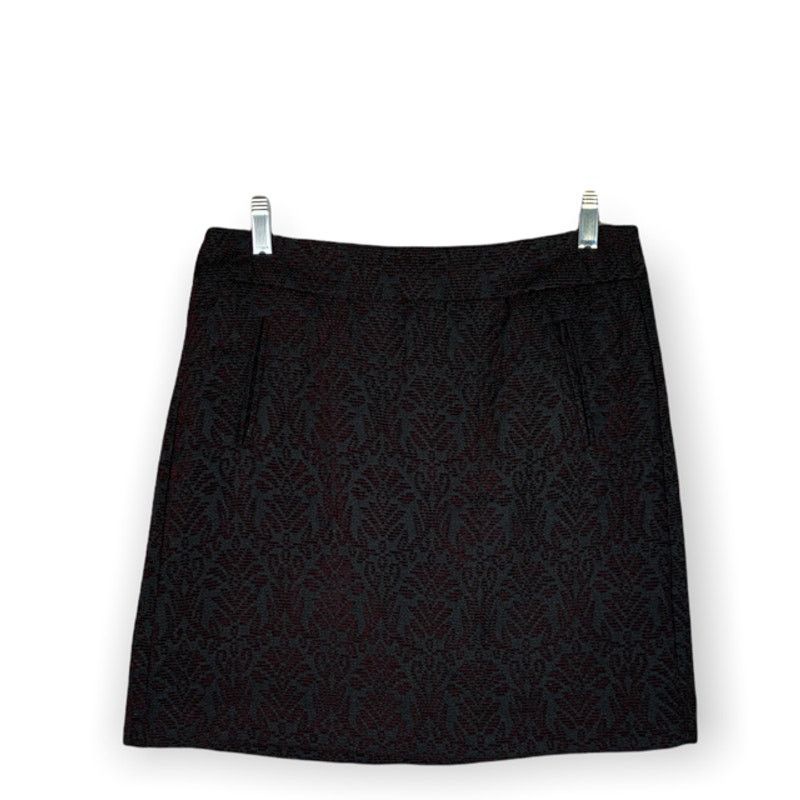 Ann Taylor Ann Taylor LOFT Jacquard Textured Pocket Mini Skirt Size 26" / US 2 / IT 38 - 4 Thumbnail