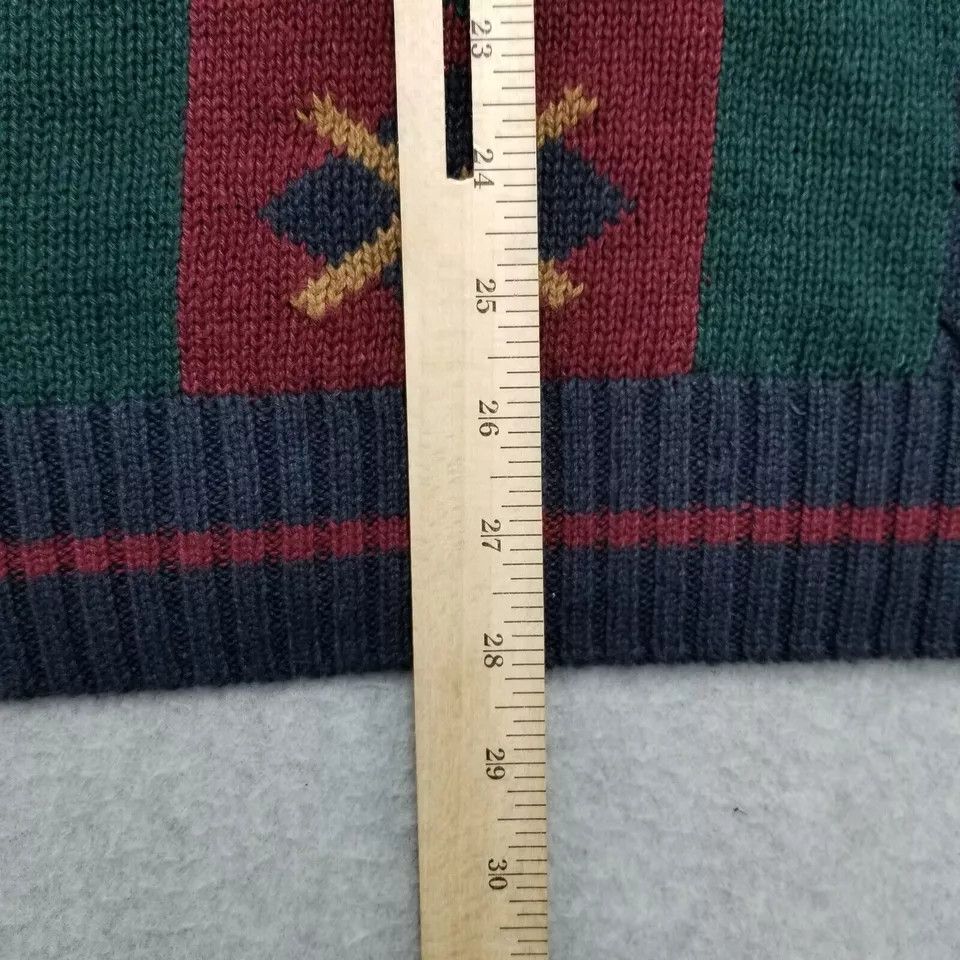 Bugle Boy Bugle Boy Sweater Men XL Blue Red Green Vest Pullover V Neck Size US XL / EU 56 / 4 - 8 Thumbnail