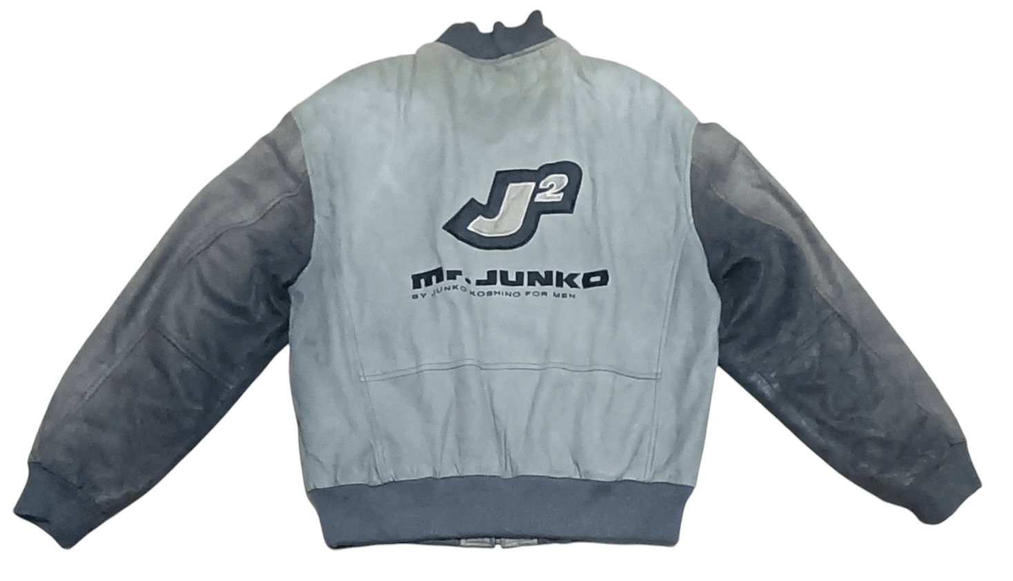 Mr. Junko MR JUNKO BIG LOGO VARSITY LEATHER JACKET Size US L / EU 52-54 / 3 - 6 Thumbnail