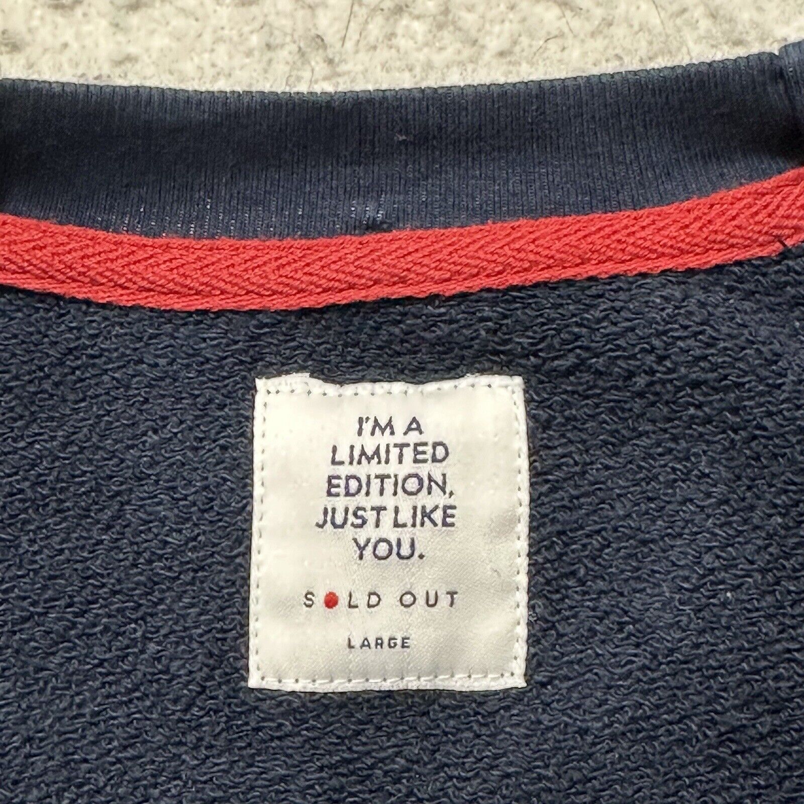 Other Sold Out NYC Large Crewneck Sweater Navy Blue MBS Embroidery Size L / US 10 / IT 46 - 3 Thumbnail