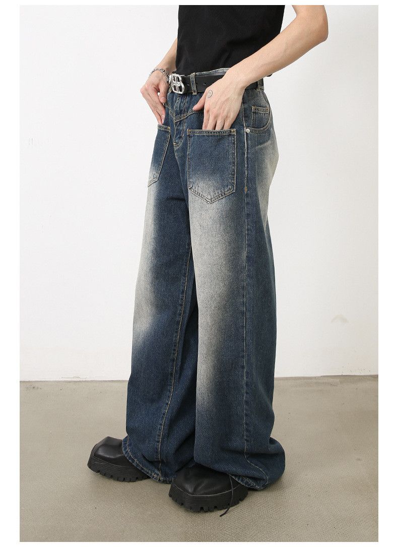 Japanese Brand Japanese retro loose straight trend pocket jeans Size US 32 / EU 48 - 4 Thumbnail