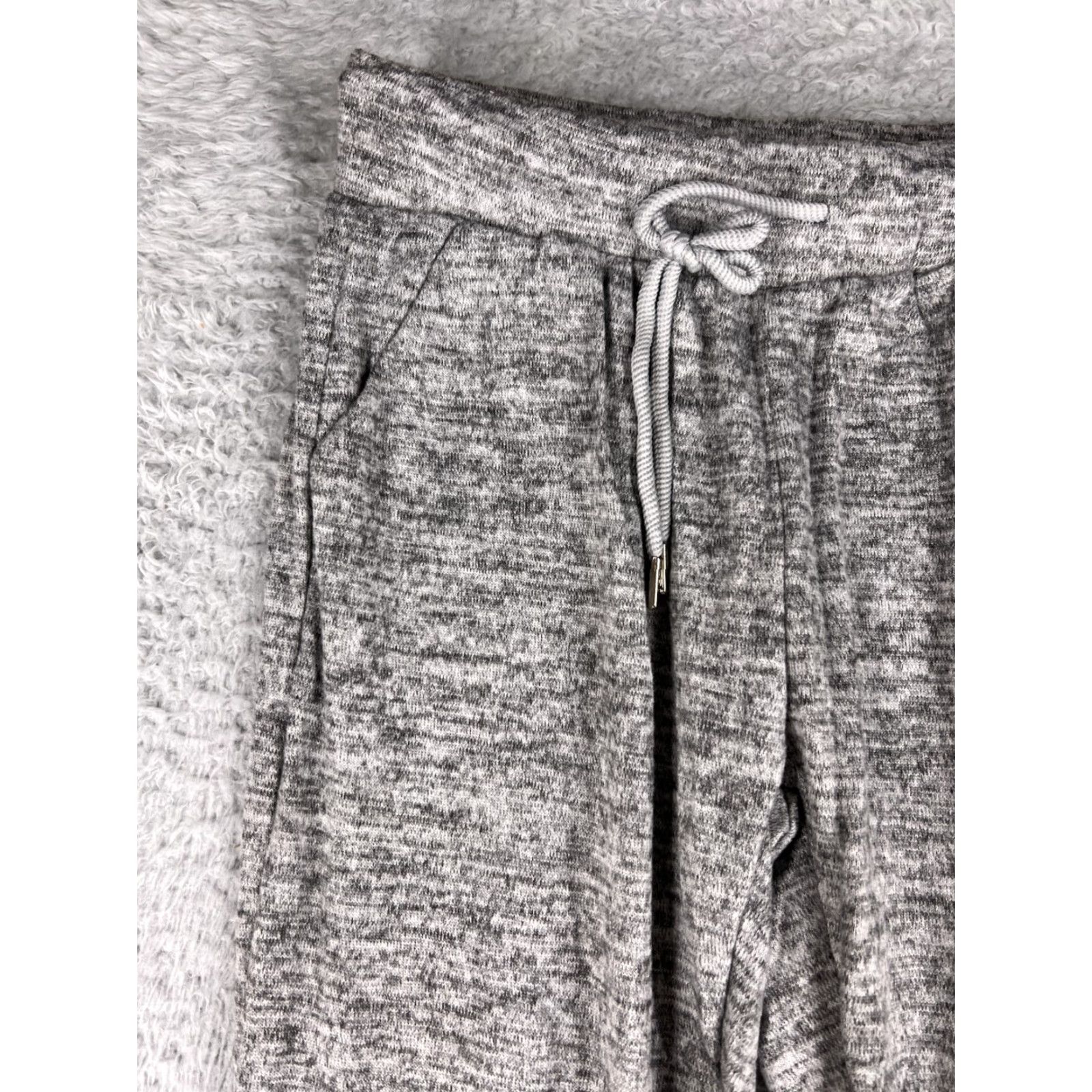 Vintage Clam Digs Womens Joggers Pants Knit Cotton Gray 28 Inseam Small Heather Drawstring Pockets Activewear Casual Womens Medium? Size 28" / US 6 / IT 42 - 4 Thumbnail