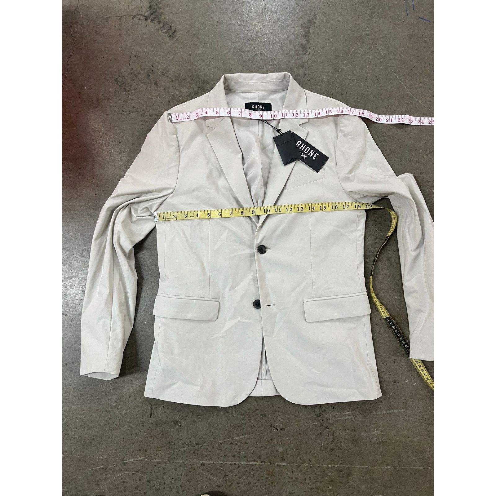 Rhone RHONE -COMMUTER BLAZER / Size S / Stone / NWT Size US S / EU 44-46 / 1 - 6 Thumbnail