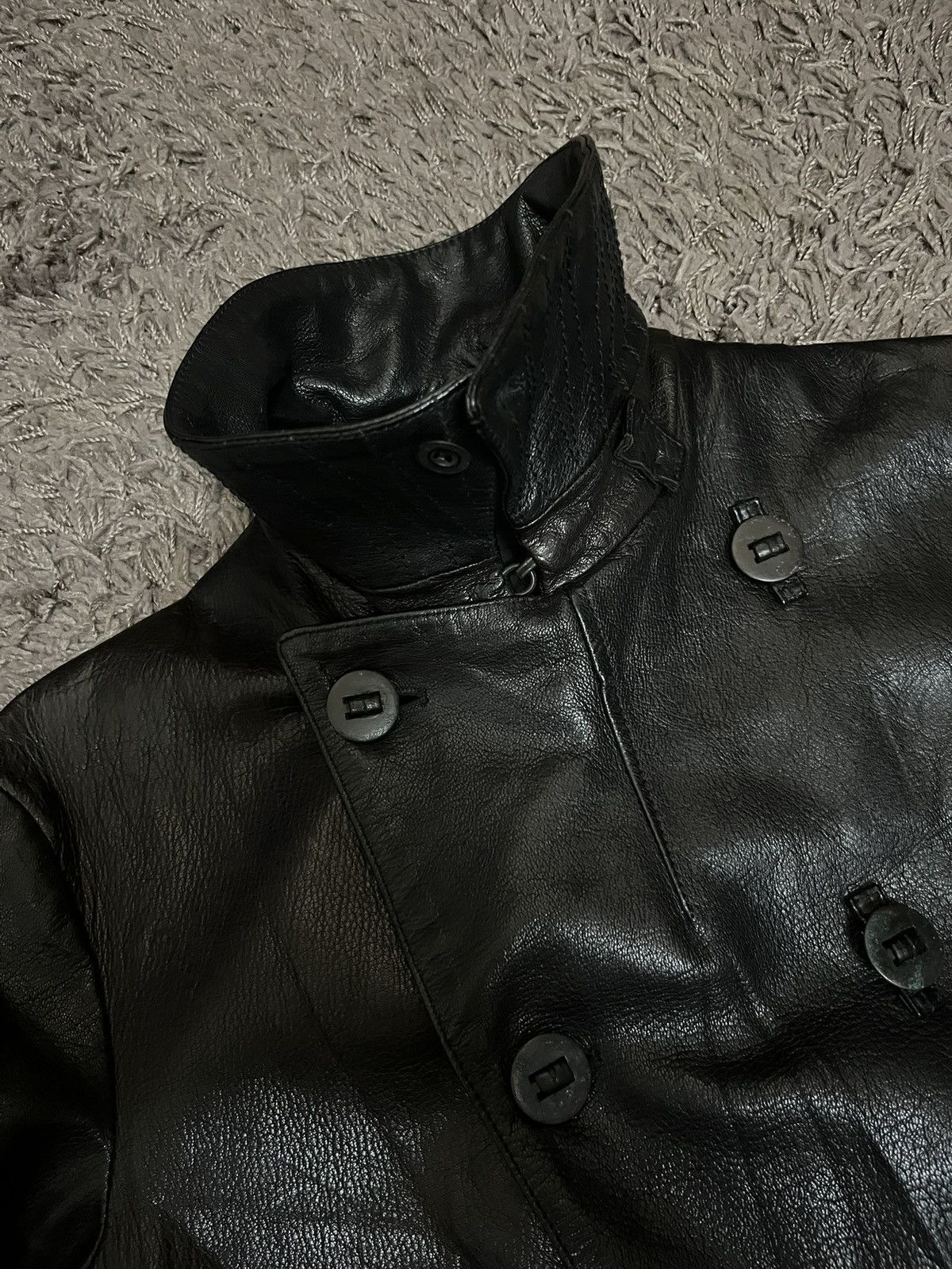 Genuine Leather 1990s TAMBURLAINE london paris naval jackets #I3 Size US M / EU 48-50 / 2 - 12 Thumbnail