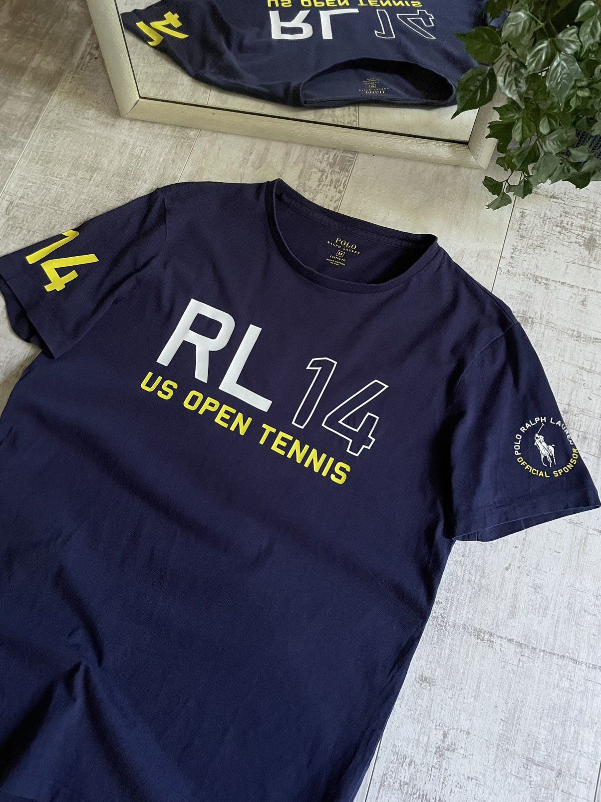 Polo Ralph Lauren Polo Ralph Lauren “RL14” T-Shirt Blue Us Open Tennis RARE Size US M / EU 48-50 / 2 - 3 Thumbnail