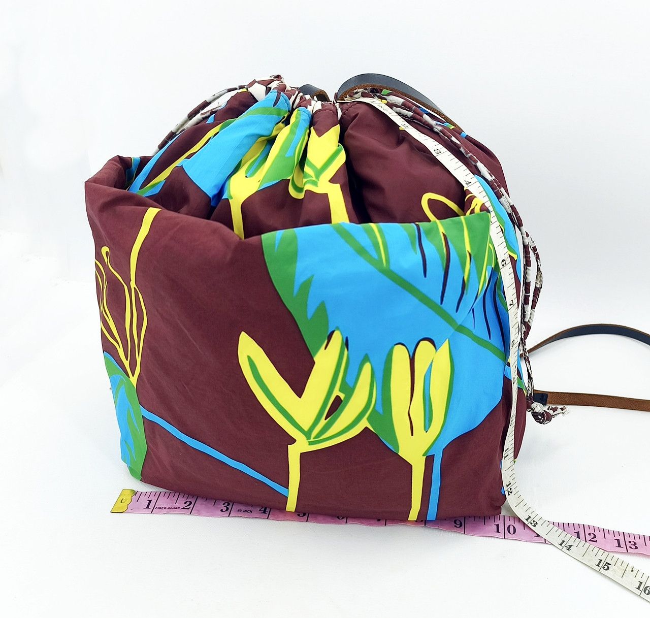 Marni MARNI reversible nylon floral drawstring backpack Size ONE SIZE - 10 Thumbnail