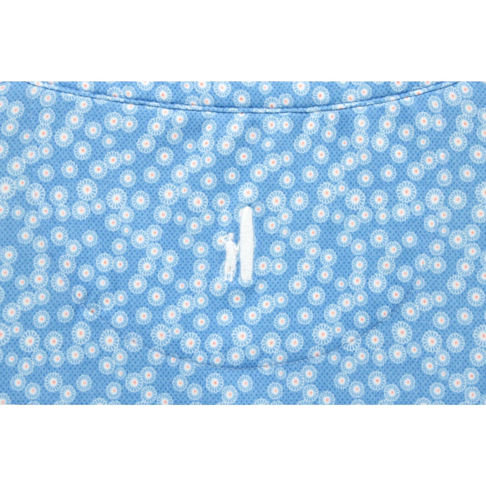johnnie-O Johnnie-O Shirt Men XL Blue Geometric Short Sleeve Polo Performance Golf Size US XL / EU 56 / 4 - 6 Thumbnail