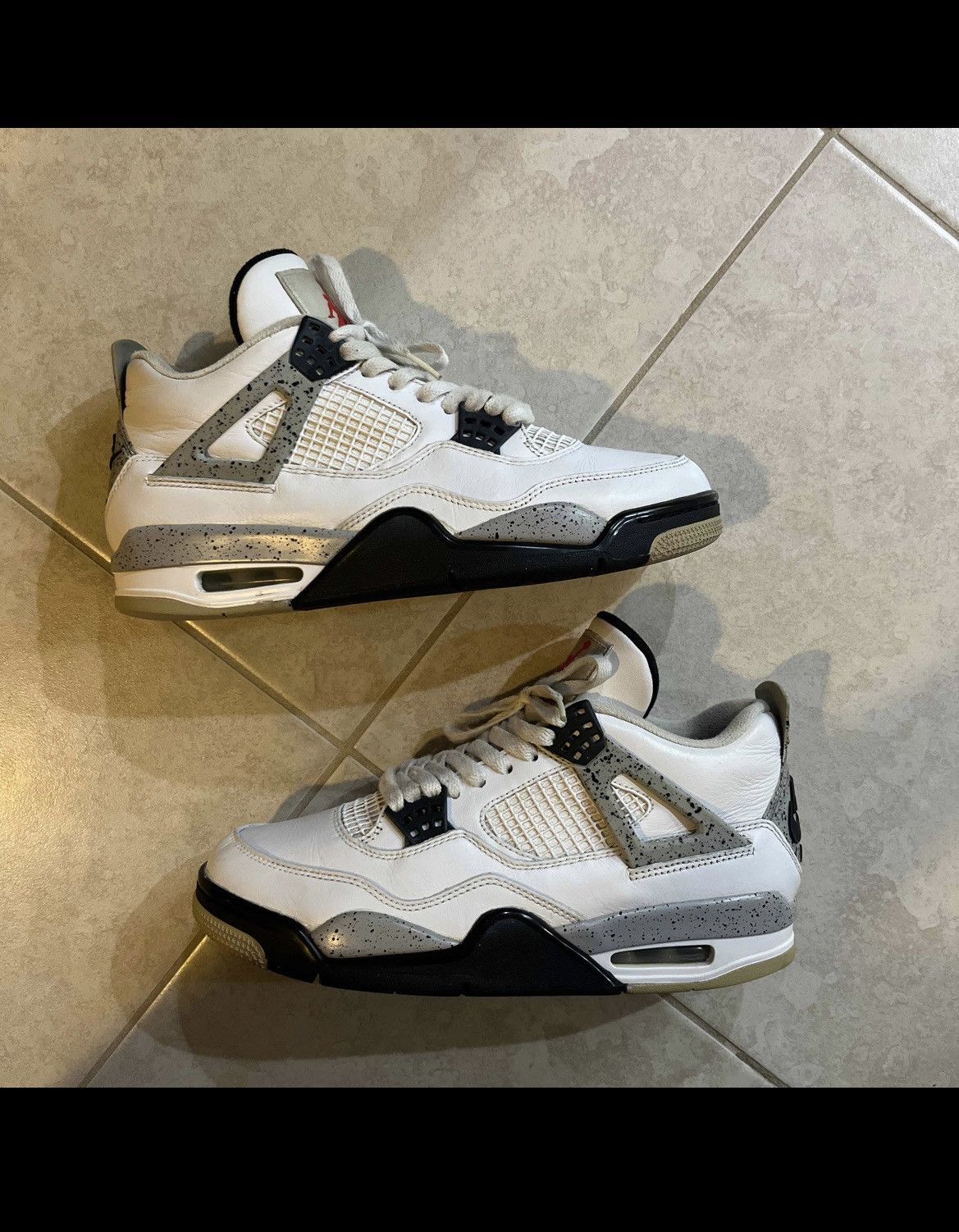 Jordan Brand × Nike Air Jordan 4 White Cement Size US 8 / EU 41 - 2 Thumbnail