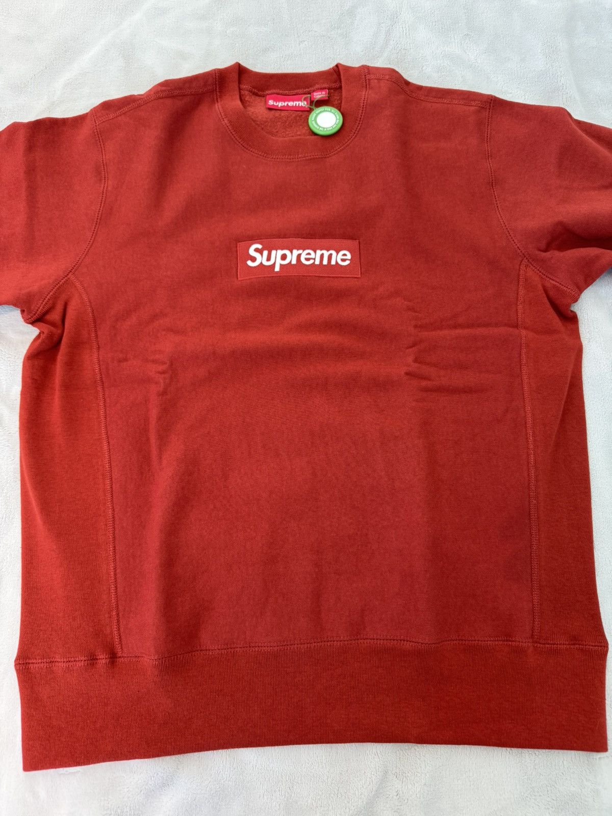 Supreme Supreme Box Logo Crewneck FW18 Size US M / EU 48-50 / 2 - 2 Thumbnail