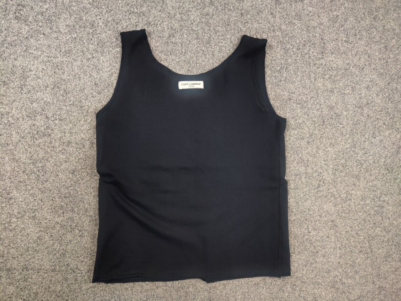 Dolce & Gabbana Vintage 90's Dolce & Gabbana Intimo Tank Tops button Blue Size M / US 6-8 / IT 42-44 - 7 Thumbnail