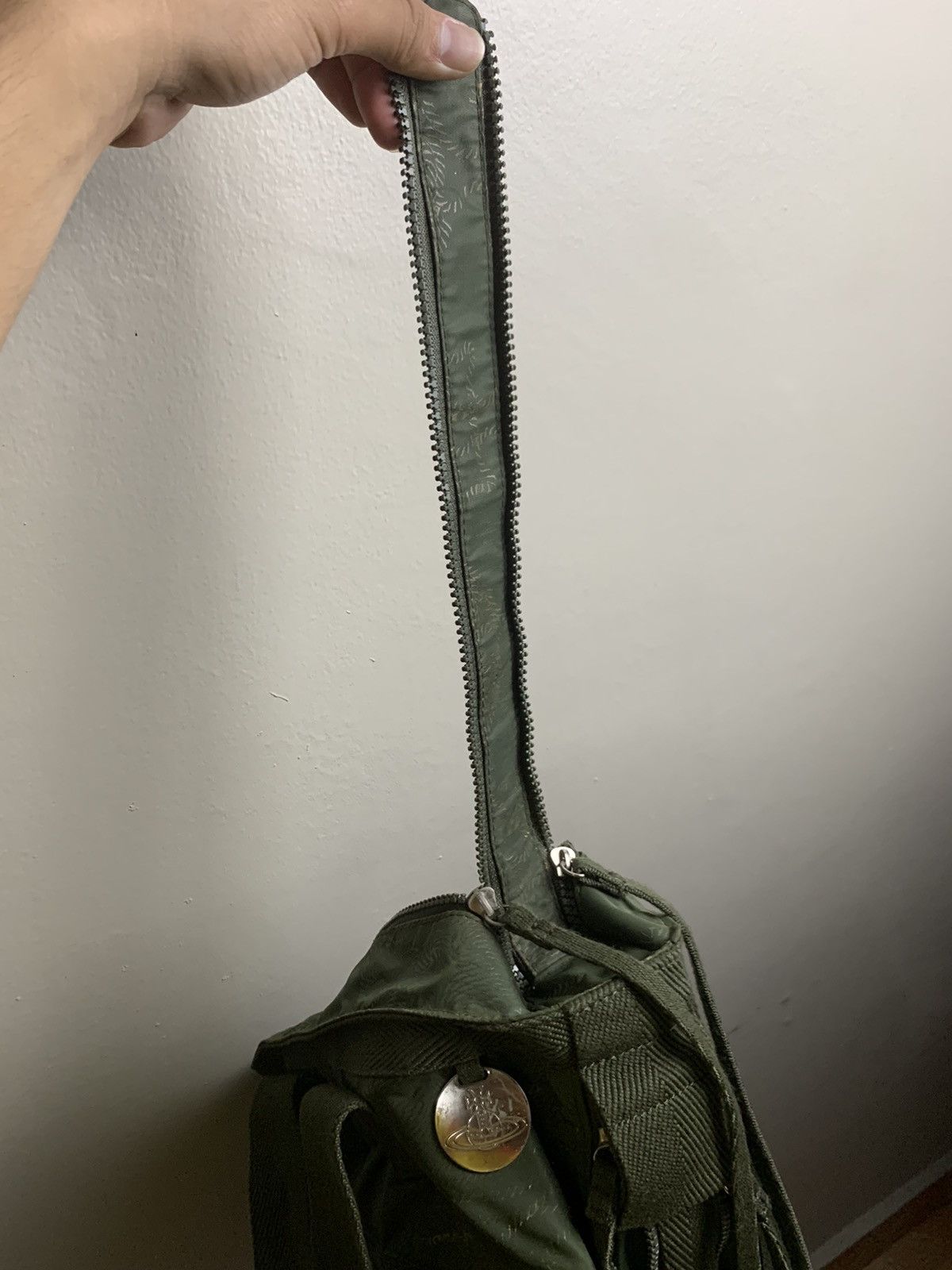 Vivienne Westwood Vivienne Westwood Monogram Double Zip Hand Bag Size ONE SIZE - 11 Thumbnail