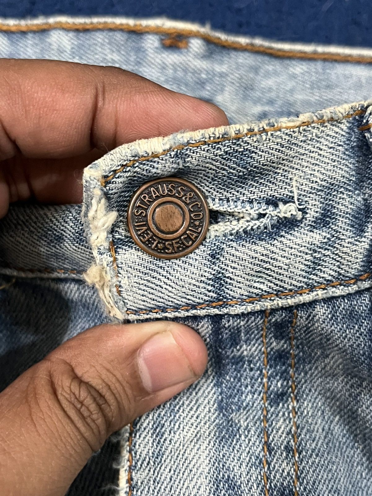 LVC × Levi's × Levi's Vintage Clothing Vintage Levi’s 505 Ripped Grunge Distressed Denim Size US 29 - 7 Thumbnail