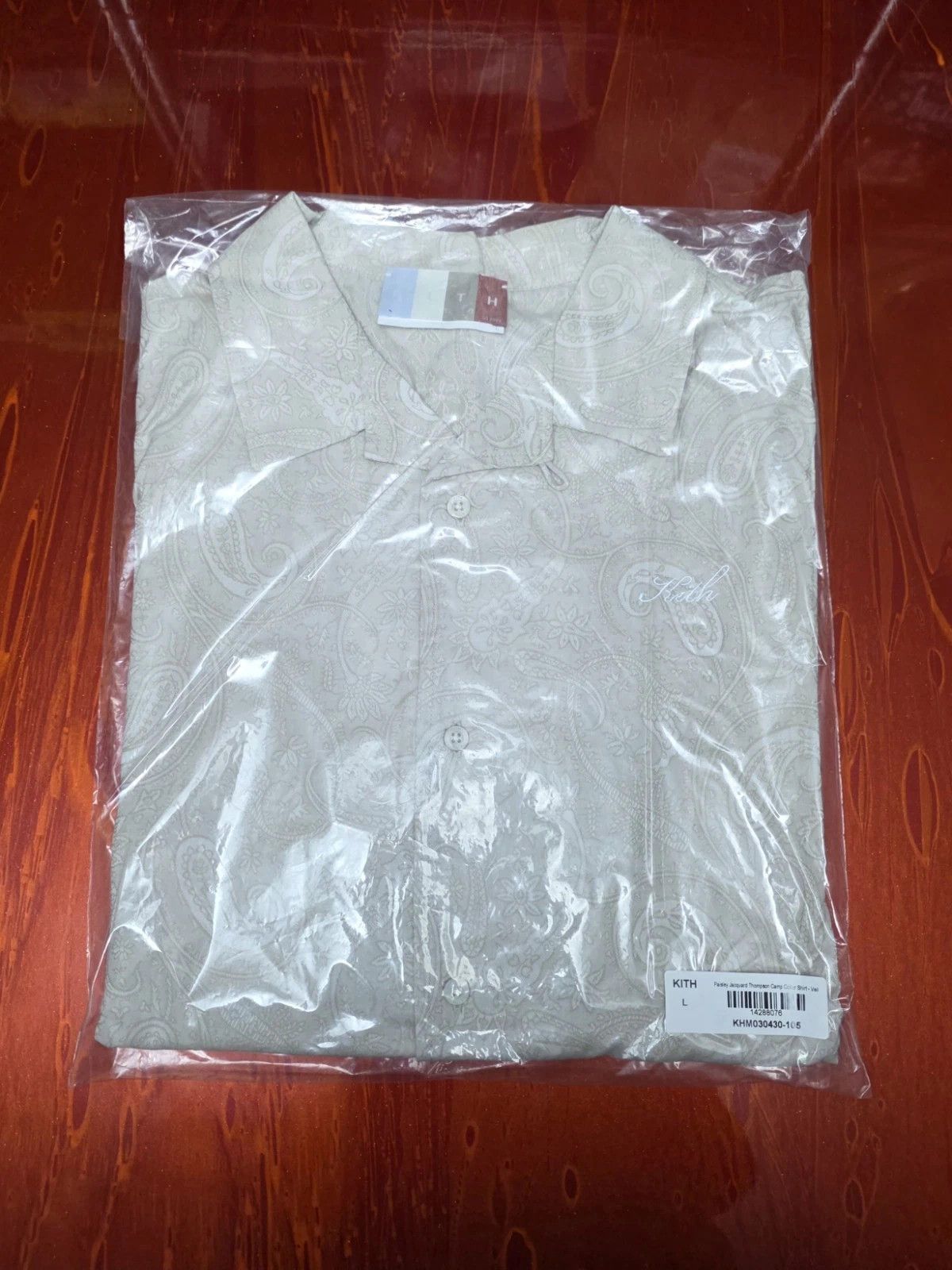 Kith Kith Paisley Jacquard Thompson Camp Collar Shirt Veil Color Size US L / EU 52-54 / 3 - 17 Thumbnail