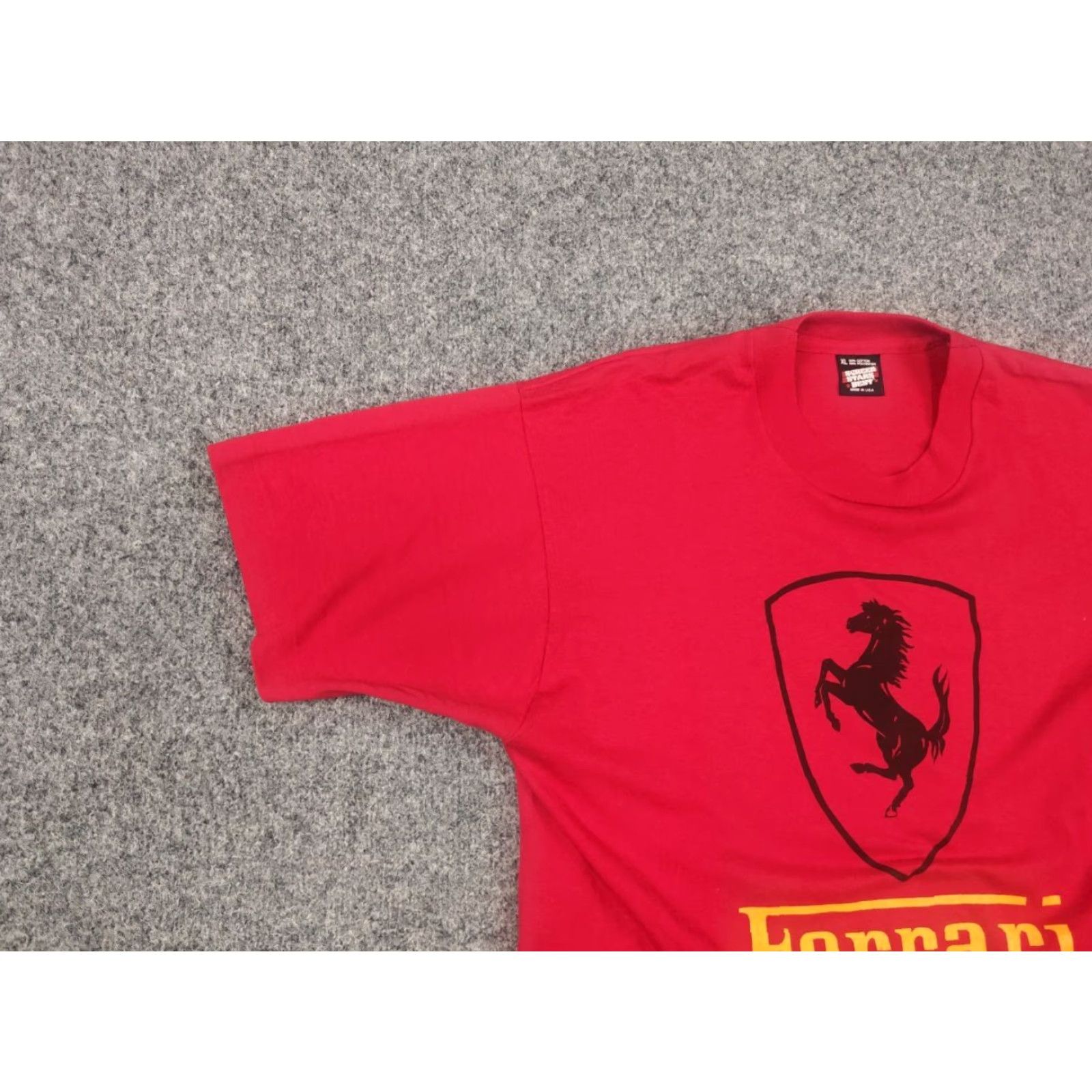 Ferrari VINTAGE Ferrari Authentic Logo Red Cotton T-Shirt XL Mens Decade 90s Shirt Logo? Size US XL / EU 56 / 4 - 4 Thumbnail