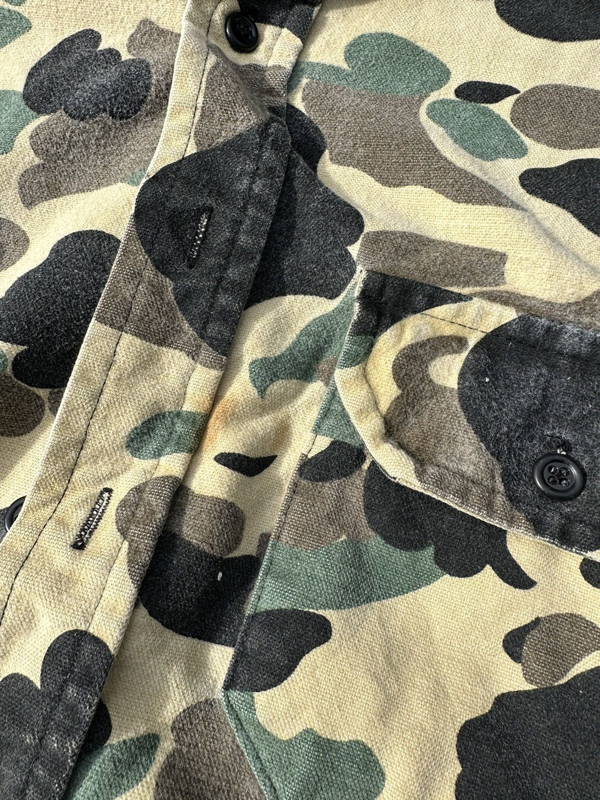 Vintage Crazy vintage cloudcover bubble camo heavy button up USA Size US XL / EU 56 / 4 - 2 Thumbnail